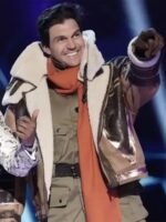 The Masked Singer Rhino Brown Leather Jacket