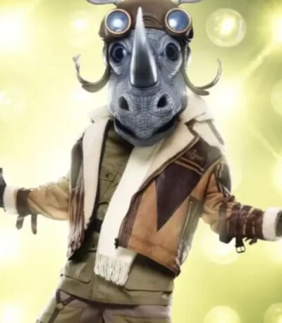 The Masked Singer Rhino Brown Leather Jacket
