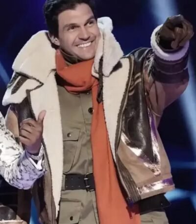 The Masked Singer Rhino Brown Leather Jacket