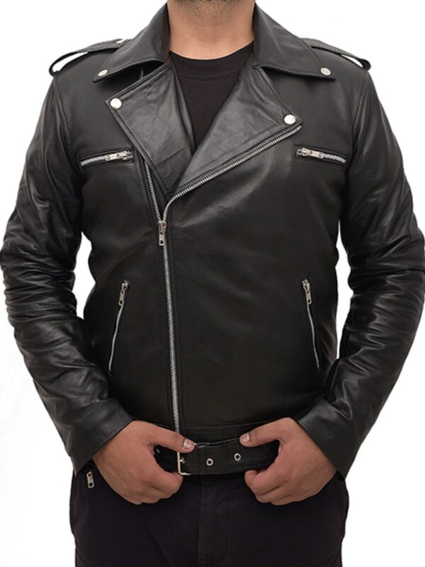 The Nowhere Inn Brian Black Leather Jacket