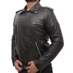 The Nowhere Inn Brian Black Leather Jacket