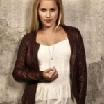 The Originals Claire Holt Maroon Leather Jacket