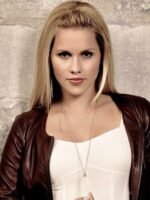 The Originals Claire Holt Maroon Leather Jacket