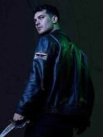 The Protector Hakan Demir Distressed Brown Leather Jacket