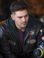 The Protector Hakan Demir Distressed Brown Leather Jacket