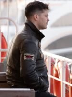 The Protector Hakan Demir Distressed Brown Leather Jacket