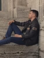 The Protector Hakan Demir Distressed Brown Leather Jacket