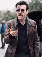 The Protector Tekin Brown Leather Jacket