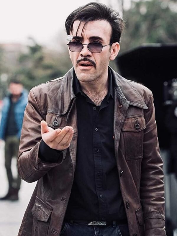The Protector Tekin Brown Leather Jacket
