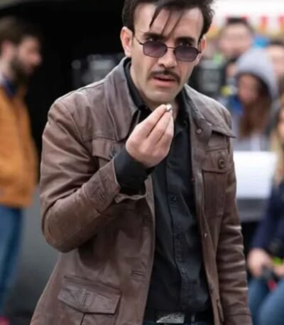 The Protector Tekin Brown Leather Jacket