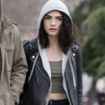 The Protector Zeynep Erman Black Biker Leather Jacket