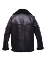 The Punisher 2 Billy Russo Black Shearling Leather Jacket