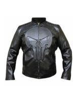 The Punisher Frank Castle Leather Black Jacket
