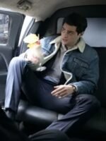 The Recruit 2022 Noah Centineo Fur Jacket