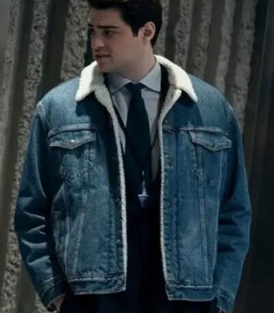The Recruit 2022 Noah Centineo Fur Jacket