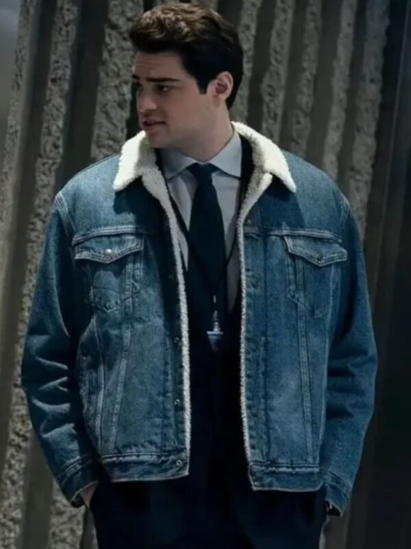 The Recruit 2022 Noah Centineo Fur Jacket