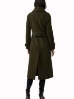 The Republic of Sarah Cooper Double Breasted Green Coat