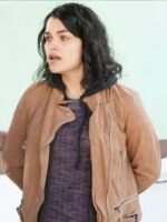 The Rookie Bianca Windle Leather Brown Jacket