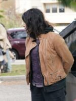 The Rookie Bianca Windle Leather Brown Jacket