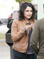 The Rookie Bianca Windle Leather Brown Jacket