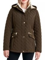 The Sex Lives of College Girls Kimberly Finkle Green Quilted Jacket