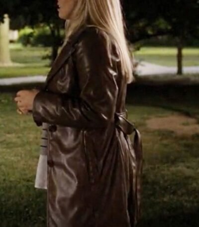 The Sex Lives of College Girls Reneé Rapp Brown Leather Coat
