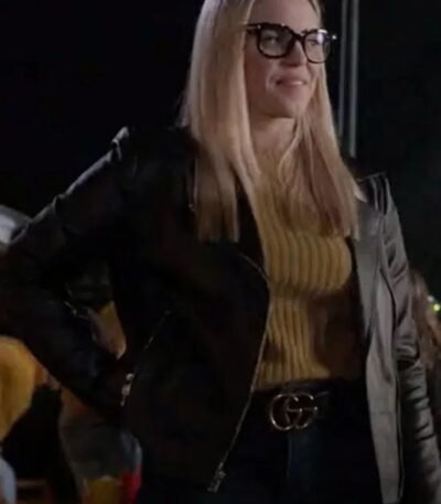 The Sex Lives of College Girls Reneé Rapp Leather Coat