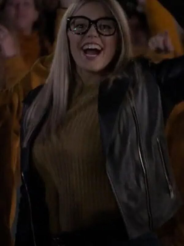 The Sex Lives of College Girls Reneé Rapp Leather Coat