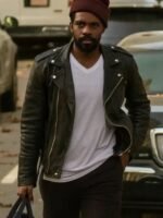 The Stand Larry Underwood Black Leather Jacket