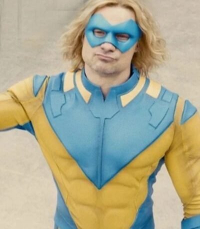 The Suicide Squad 2 Javelin Yellow and Blue Jacket