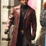 The Suicide Squad Will Smith Brown Trench Coat
