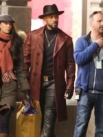 The Suicide Squad Will Smith Brown Trench Coat