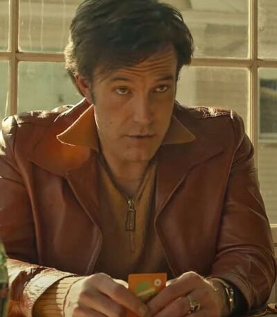 The Tender Bar Uncle Charlie Brown Leather Jacket