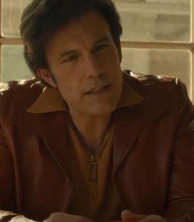 The Tender Bar Uncle Charlie Brown Leather Jacket