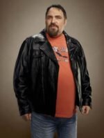 The Thing About Pam S01 Russ Faria Black Leather Jacket