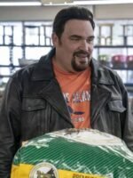 The Thing About Pam S01 Russ Faria Black Leather Jacket