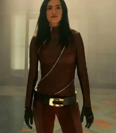 The Umbrella Academy Jayme S03 Red Leather Jacket