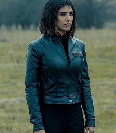The Umbrella Academy Lila Pitts S02 Black Leather Jacket