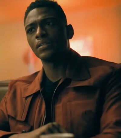 The Umbrella Academy S03 Marcus Brown Leather Jacket