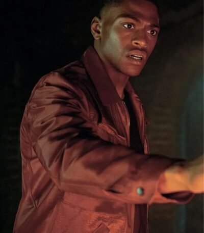 The Umbrella Academy S03 Marcus Brown Leather Jacket