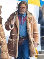 The Umbrella Academy S04 Nick Offerman Shearling Leather Coat