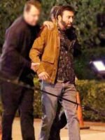 The Unbearable Weight of Massive Talent Nick Cage Brown Jacket