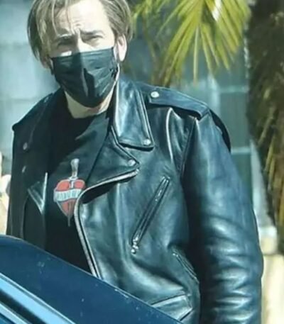 The Unbearable Weight of Massive Talent Nicolas Cage Leather Jacket