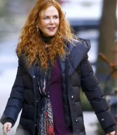 The Undoing Grace Fraser Black Puffer Coat