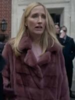 The Undoing Janel Moloney Shearling Coat