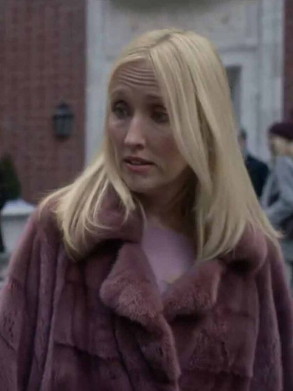 The Undoing Janel Moloney Shearling Coat