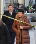 The United States vs Billie Holiday Brown Long Coat