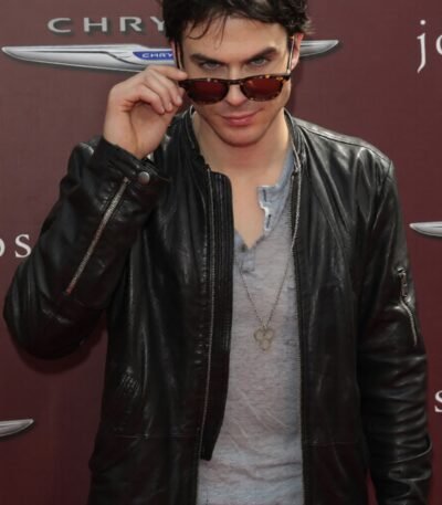The Vampire Diaries Damon Salvatore Event Leather Jacket