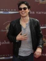 The Vampire Diaries Damon Salvatore Event Leather Jacket