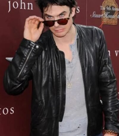 The Vampire Diaries Damon Salvatore Event Leather Jacket